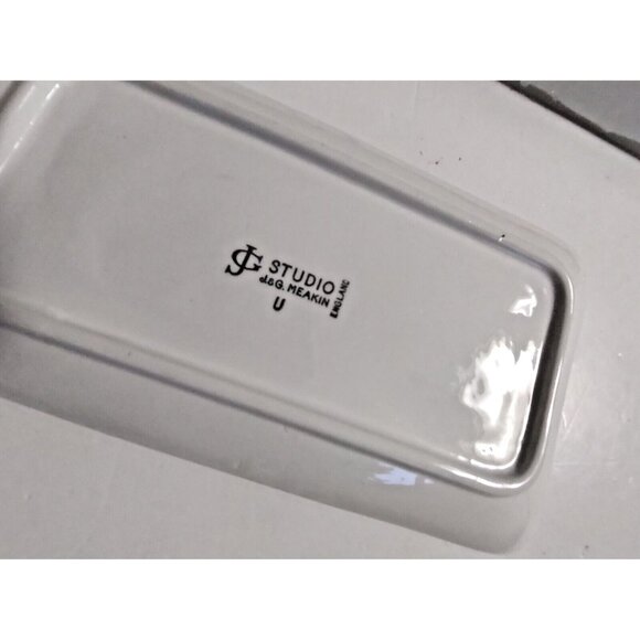 Studio J. & G. Meakin Ironstone Lidded Butter Dish, Brown Rural England Scene - Picture 8 of 12